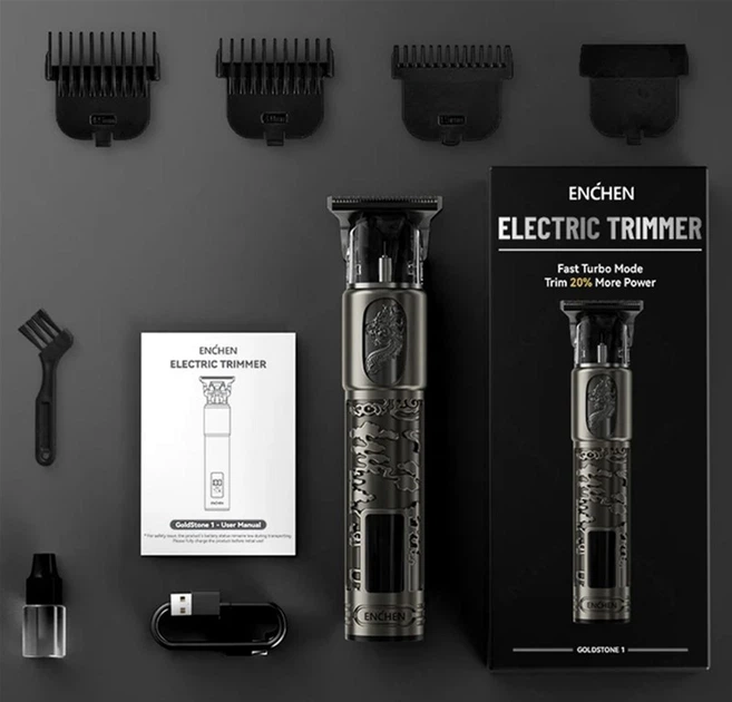 Машинка для стрижки волос Xiaomi Enchen GoldStone 1 Black (6974728530610) - зображення 7