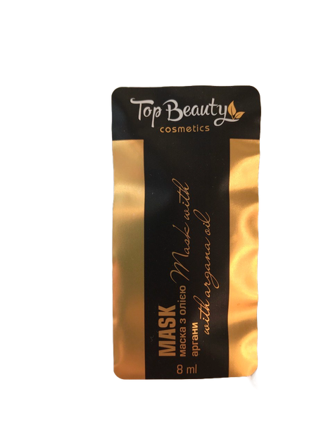 Маска для волосся Top Beauty САШЕ з олією Аргани і Кератином Регенеруюча 8 мл (5580000087812) - Фото 1 Маска для волосся Top Beauty САШЕ з олією Аргани і Кератином Регенеруюча 8 мл (5580000087812) - зображення 1