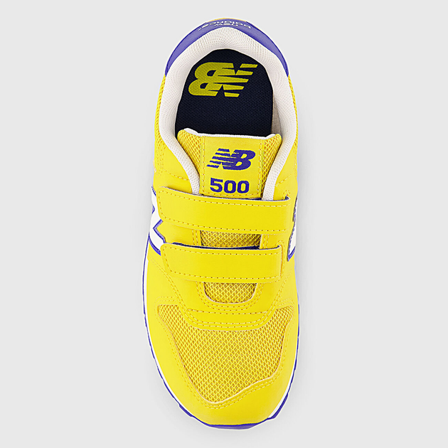 Sneakersy dziecięce dla dziewczynki na rzepy New Balance 500 PV500HB1 33 (1.5US) Żółte (196432578610) - obraz 4