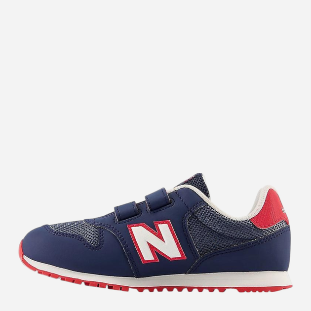 Sneakersy chłopięce na rzepy New Balance 500 PV500NV1 30 (12US) Granatowe (196432579181) - obraz 3