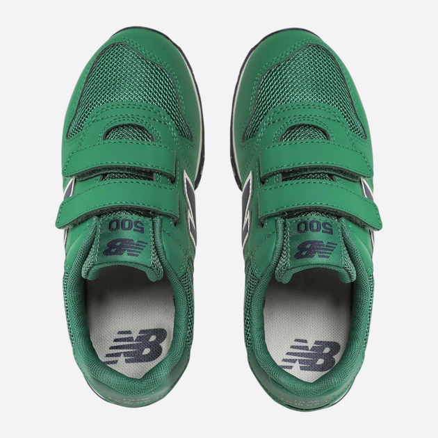 Sneakersy chłopięce na rzepy New Balance 500 PV500CP1 29 (11.5US) Zielone (196432579679) - obraz 5