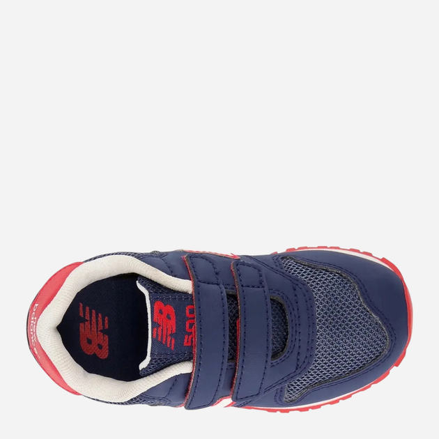 Sneakersy chłopięce na rzepy New Balance 500 IV500NV1 26 (9US) Granatowe (196432597987) - obraz 4