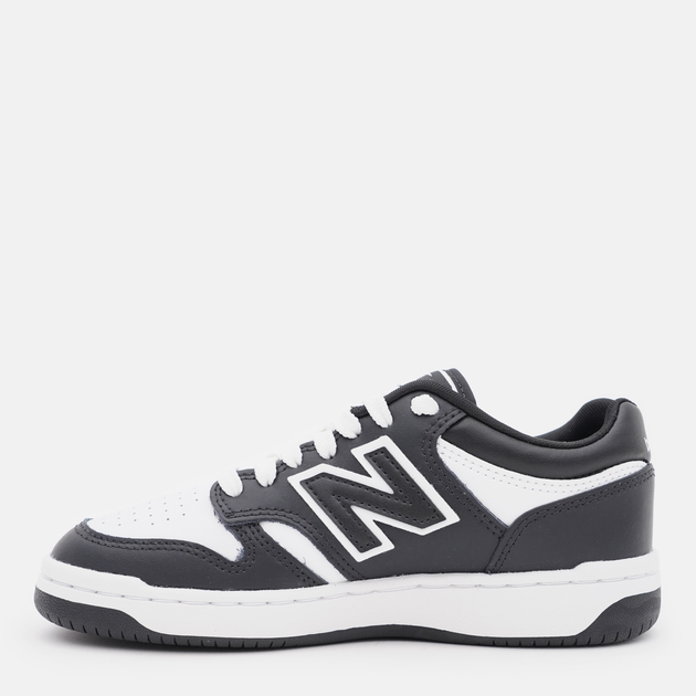Sneakersy młodzieżowe chłopięce New Balance 480 GSB480BW 38 (5.5US) Czarny/Biały (197375092140) - obraz 3