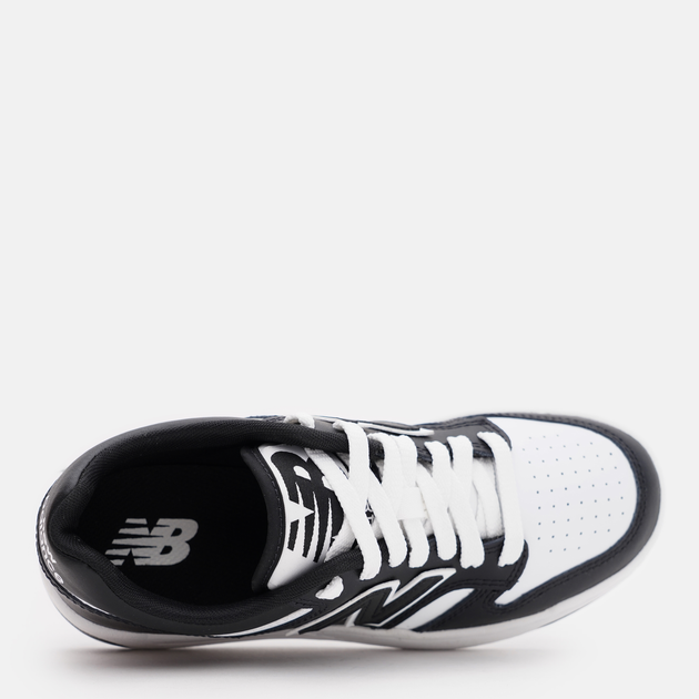 Sneakersy młodzieżowe chłopięce New Balance 480 GSB480BW 38 (5.5US) Czarny/Biały (197375092140) - obraz 5