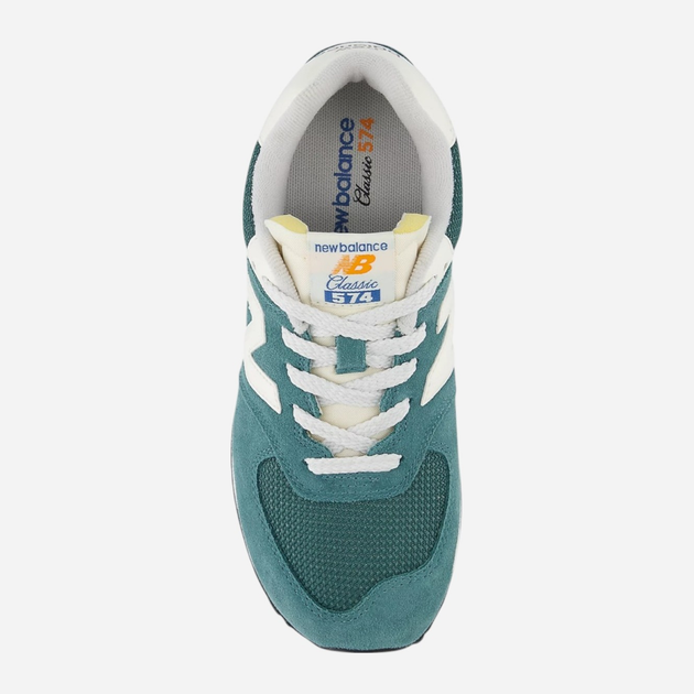 Sneakersy młodzieżowe chłopięce New Balance 574 GC574VPG 37.5 (5US) Turkusowe (197967811630) - obraz 4