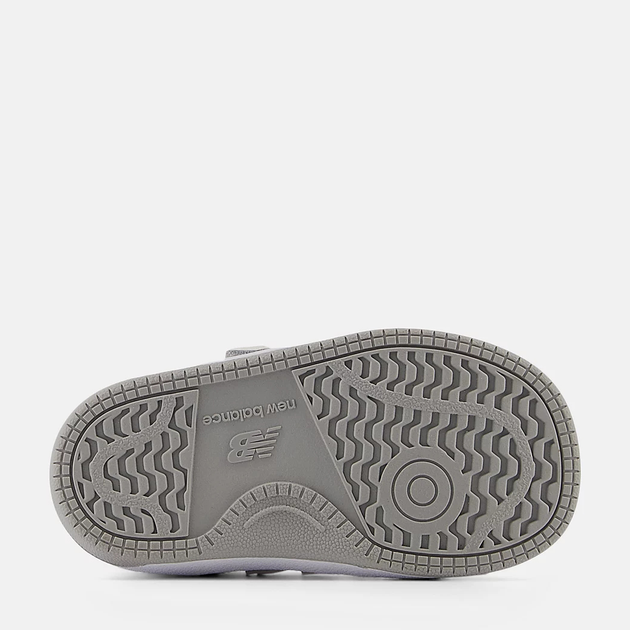 Sneakersy dziecięce dla dziewczynki na rzepy New Balance 480 NWB480VP 27.5 (10US) Białe (197967895654) - obraz 5