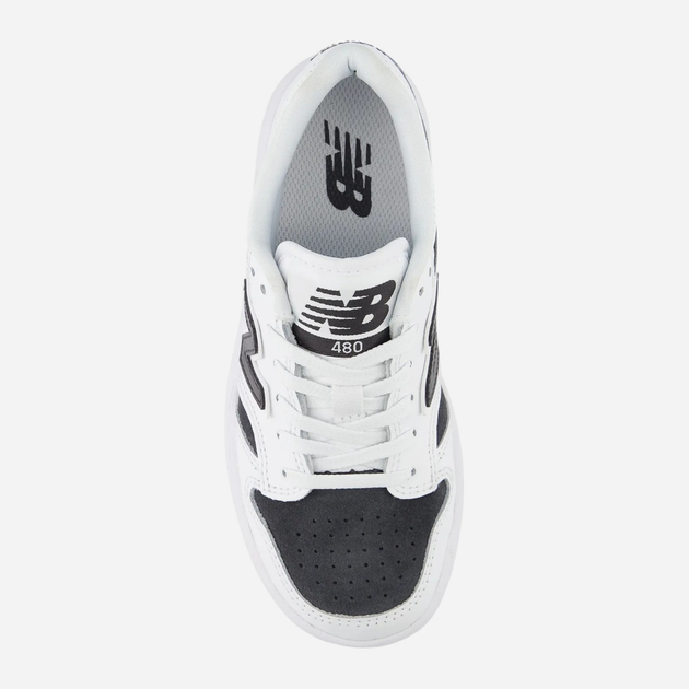 Sneakersy młodzieżowe chłopięce New Balance 480 GSB480VB 37.5 (5US) Białe (197967901898) - obraz 4
