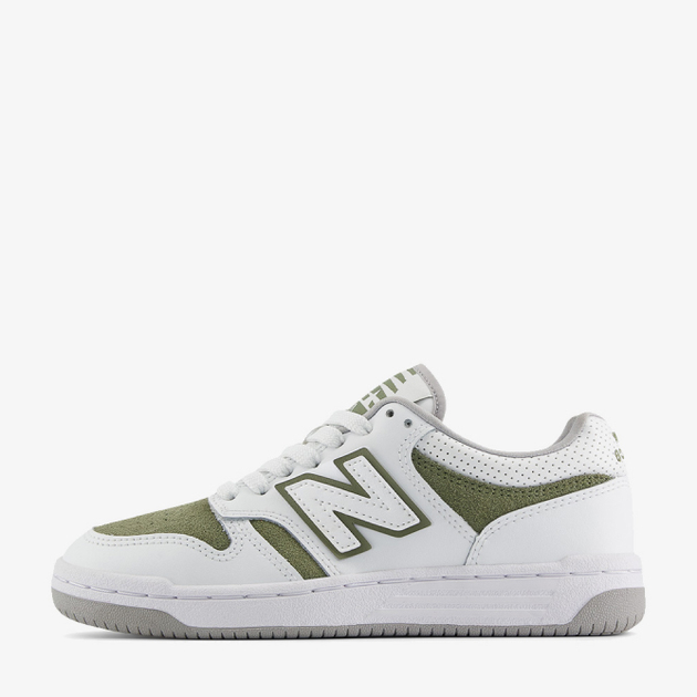 Sneakersy młodzieżowe chłopięce New Balance 480 GSB480VO 37.5 (5US) Białe (197967902079) - obraz 3