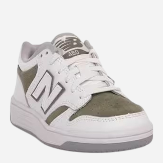 Sneakersy chłopięce New Balance 480 PSB480VO 30 (12US) Białe (197967911163) - obraz 2