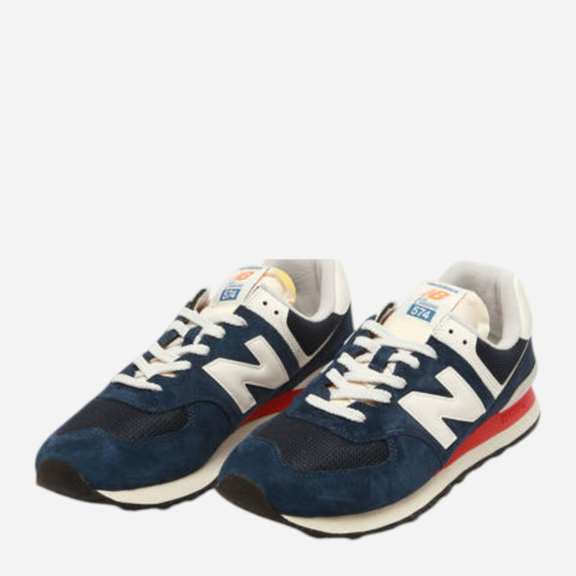 Buty sportowe męskie New Balance 574 U574VPN 41.5 (8US) Granatowe z białym i czerwonym (197967951497) - obraz 3
