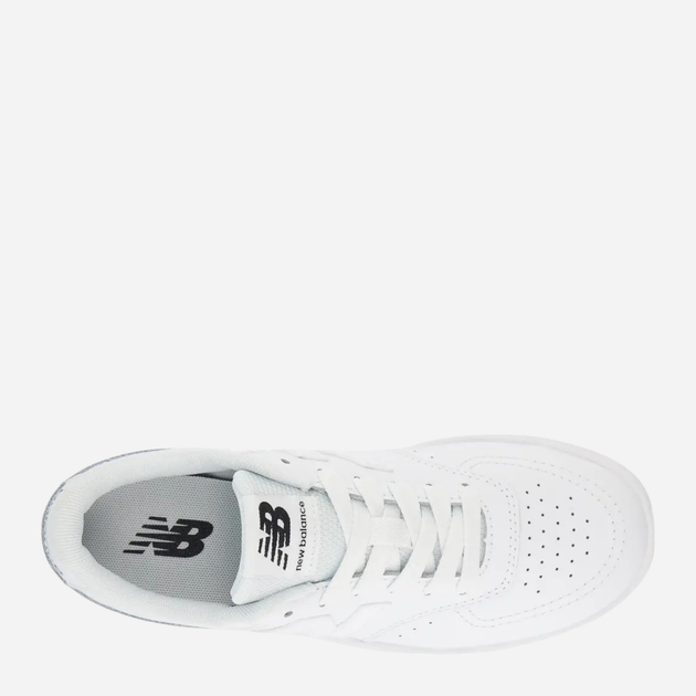 Sneakersy młodzieżowe chłopięce z białą podeszwą New Balance B80 GSB80WW 36 (4US) Białe (197968176028) - obraz 4