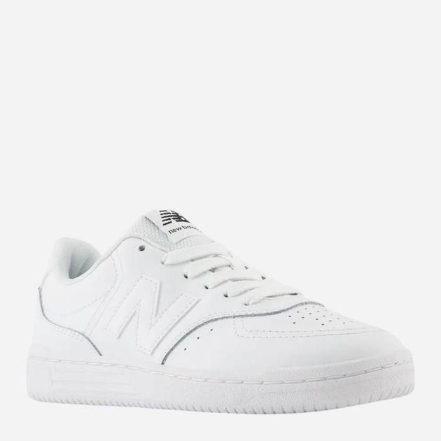 Sneakersy młodzieżowe chłopięce z białą podeszwą New Balance B80 GSB80WW 37.5 (5US) Białe (197968176042) - obraz 2