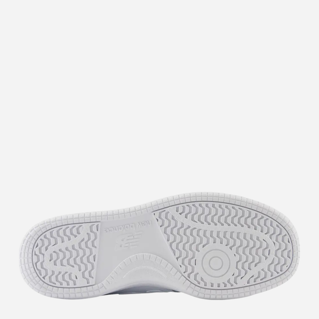 Sneakersy młodzieżowe chłopięce z białą podeszwą New Balance B80 GSB80WW 38.5 (6US) Białe (197968176066) - obraz 5