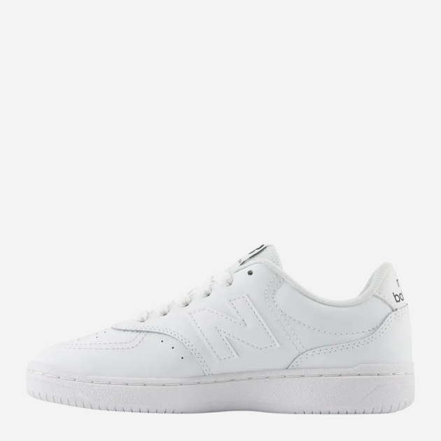 Sneakersy młodzieżowe chłopięce z białą podeszwą New Balance B80 GSB80WW 40 (7US) Białe (197968176080) - obraz 3