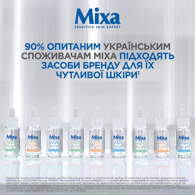 Сыворотка Mixa с Салициловой кислотой и Ниацинамидом 30 мл (3600551136967) - Фото 9 Сыворотка Mixa с Салициловой кислотой и Ниацинамидом 30 мл (3600551136967) - изображение 9