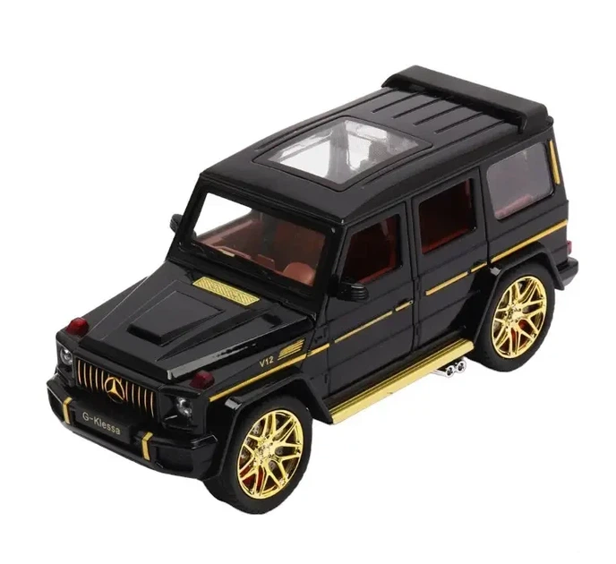 Джип металевий Gelandewagen Mercedes G65 Brabus 1:24 масштаб, світло, звук, відкриваються двері EL 4125 - зображення 2