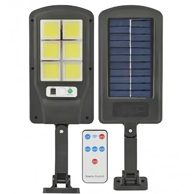 Уличный фонарь на столб с пультом Solar Light BL BK120-6COB Черный на солнечных батареях (SN9QI3237) - изображение 2
