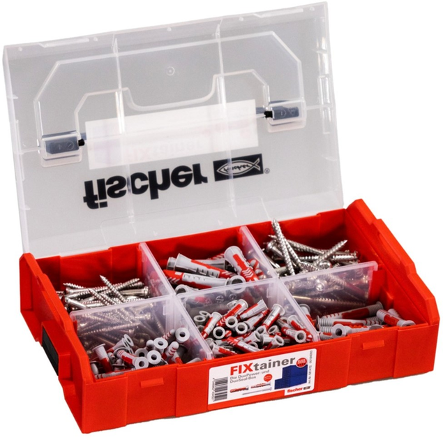 Набір шурупів і дюбелів Fischer DuoPower And DuoSeal 275 шт. (4048962434521) - зображення 3
