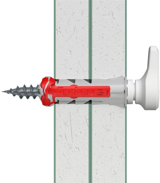 Zestaw śrub i kołków rozporowych Fischer EasyHook Angle DuoPower 6x30 25 szt. (4048962459494) - obraz 7