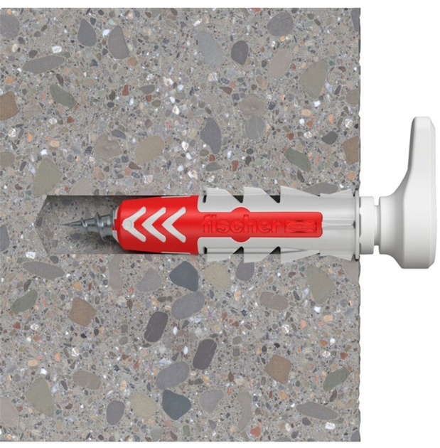 Zestaw śrub i kołków rozporowych Fischer EasyHook Angle DuoPower 6x30 25 szt. (4048962459494) - obraz 8