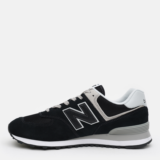 Buty sportowe męskie New Balance 574 ML574EVB 42.5 (9US) Czarne z jasnoszarym (195907803295) - obraz 3