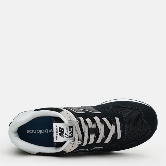 Buty sportowe męskie New Balance 574 ML574EVB 42.5 (9US) Czarne z jasnoszarym (195907803295) - obraz 5