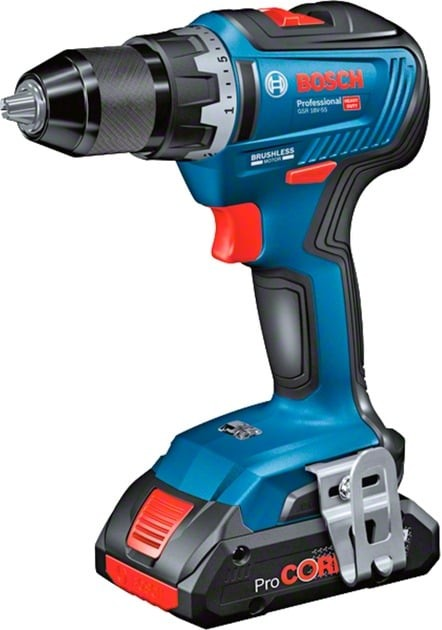Набір акумуляторних інструментів Bosch Professional GSR 18V-55 + GWS 18V-7 + GBH 18V-22 (0615A50035) - зображення 4