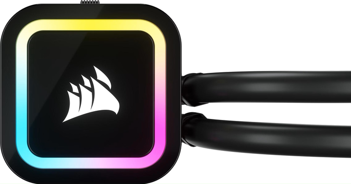 Система водяного охолодження Corsair iCUE H100x RGB ELITE Liquid CPU Cooler Black (CW-9060065-WW2) - зображення 4