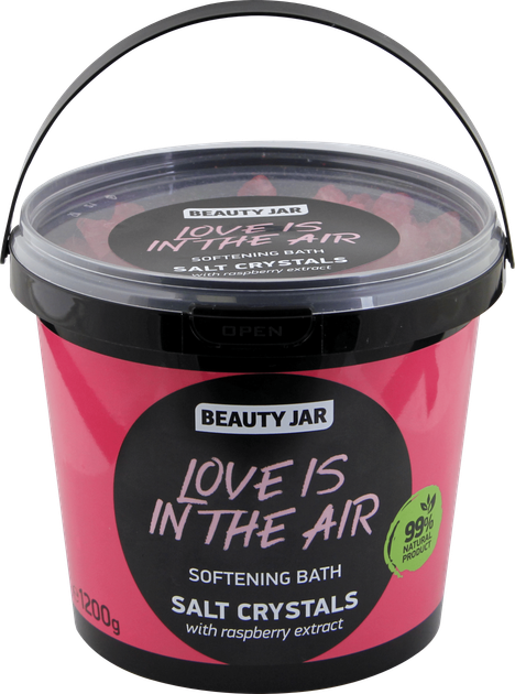 Кристали соляні для ванни Beauty Jar Love Is in the Air 1200 г - Фото 1 Кристали соляні для ванни Beauty Jar Love Is in the Air 1200 г - зображення 1