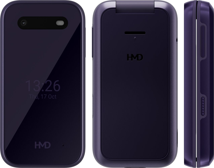 Telefon komórkowy HMD 2660 Flip TA-1711 Violet (1GF033CPF1L02) - obraz 5