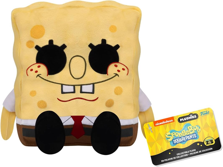 Maskotka Funko Plushies Spongebob Squarepants 25th Spongebob 17.5 cm FNK78315 (889698783156) - obraz 3