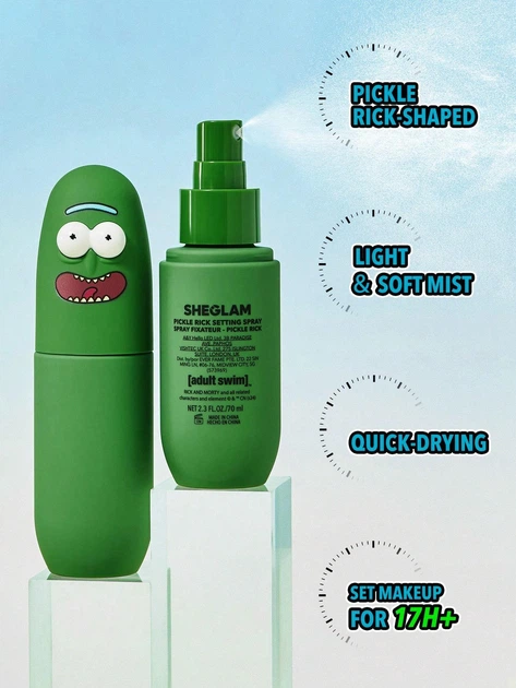 Спрей для фиксации макияжа Rick And Morty Pickle Rick Setting