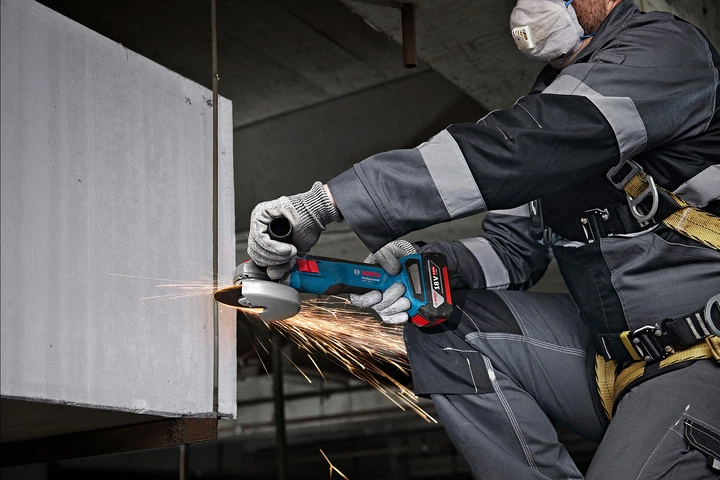 Акумуляторна бещіткова кутова шліфмашина Bosch GWS 18V-8 solo (06019N9000) - зображення 9