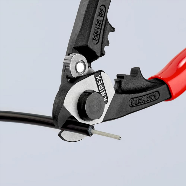 Obcinak Knipex do linek stalowych 190 mm (95 61 190) - obraz 6