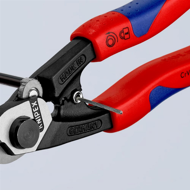 Obcinak Knipex do linek stalowych 190 mm (95 62 190) - obraz 6