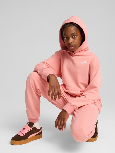 Подростковый спортивный костюм (худи + штаны) для девочки Puma Loungewear Tr 68630418 134-140 см Pink Fruit (4067983611674) - изображение 7