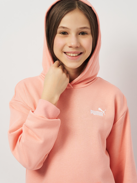 Подростковый спортивный костюм (худи + штаны) для девочки Puma Loungewear Tr 68630418 158-164 см Pink Fruit (4067983611698) - изображение 5