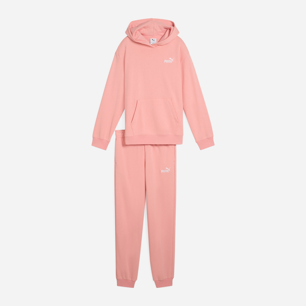 Подростковый спортивный костюм (худи + штаны) для девочки Puma Loungewear Tr 68630418 146-152 см Pink Fruit (4067983611681) - изображение 10