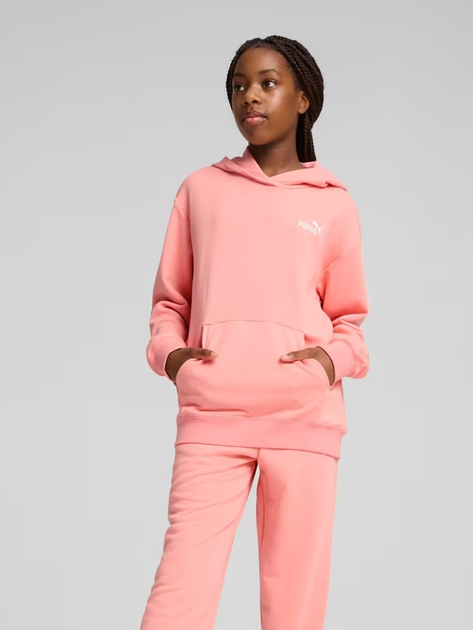 Подростковый спортивный костюм (худи + штаны) для девочки Puma Loungewear Tr 68630418 158-164 см Pink Fruit (4067983611698) - изображение 9