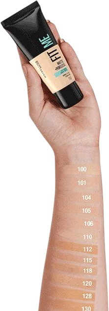 Тональна основа Maybelline Fit Me Matte + Poreless 100 Warm Ivory 30 мл (3600531524906) - зображення 3