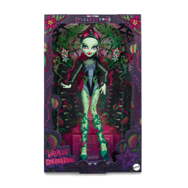 Кукла Монстер Хай Венера МакФлайтрап Monster High Skullector Venus McFlytrap Fang Club Mattel (HYV93) - Фото 8 Кукла Монстер Хай Венера МакФлайтрап Monster High Skullector Venus McFlytrap Fang Club Mattel (HYV93) - изображение 8