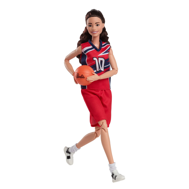 Лялька Барбі колекційна Баскетболістка Сью Берд Barbie Signature Sue Bird Basketball Player (HJW97) (HJW97) - Фото 4 Лялька Барбі колекційна Баскетболістка Сью Берд Barbie Signature Sue Bird Basketball Player (HJW97) (HJW97) - зображення 4