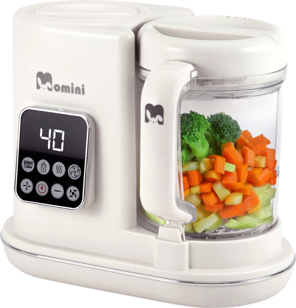 Multiblender parowy Momini MiniChef z funkcją podgrzewania butelek (5906601060045) - obraz 3