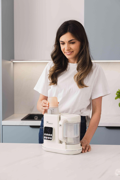 Multiblender parowy Momini MiniChef z funkcją podgrzewania butelek (5906601060045) - obraz 11