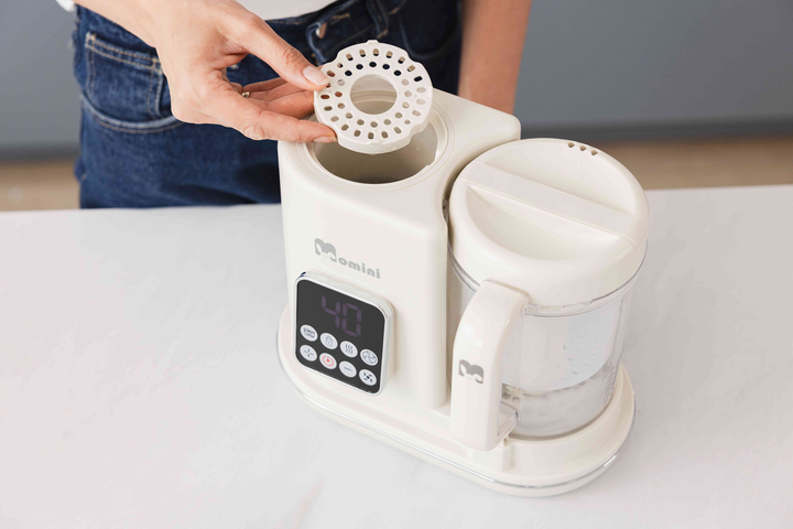 Multiblender parowy Momini MiniChef z funkcją podgrzewania butelek (5906601060045) - obraz 13