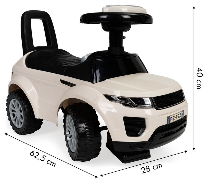 Jeździk Multistore 613W Biały (5903769975303) - obraz 7