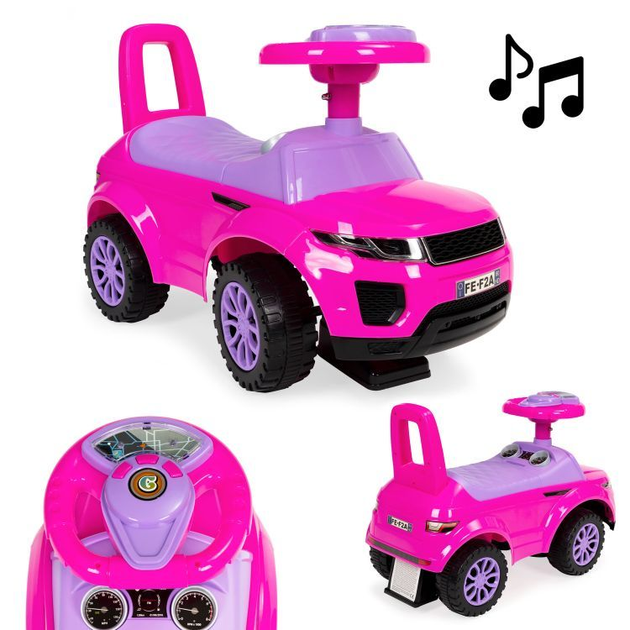Jeździk Multistore 613W Różowy (5903769975310) - obraz 7