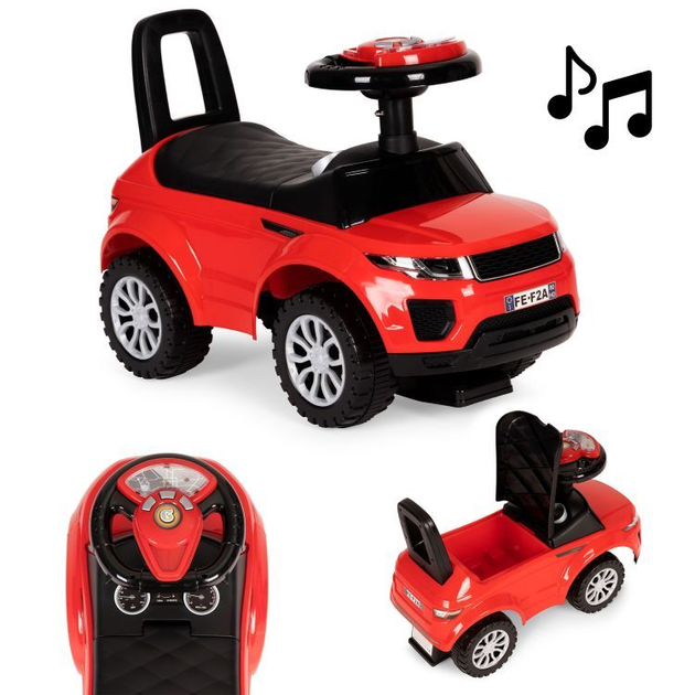 Jeździk Multistore 613W Czerwony (5903769977314) - obraz 9