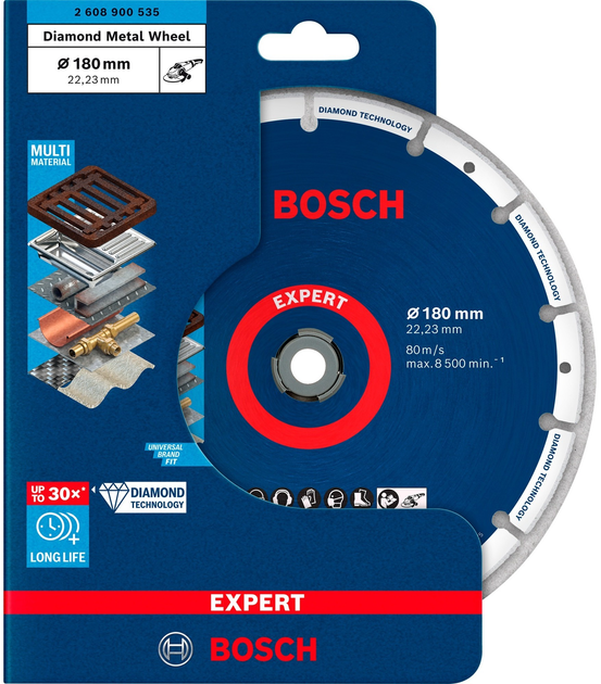 Алмазний диск Bosch Expert Diamond Metal Wheel 180 мм (2608900535) - зображення 3