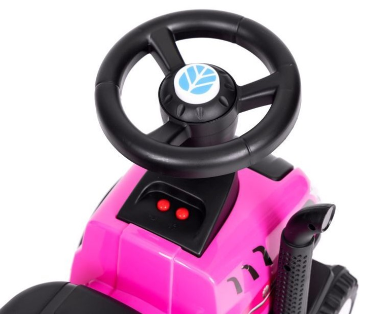 Jeździk traktor Multistore New Holland 658T Różowy (5905817003112) - obraz 7